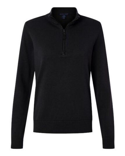 Devon & Jones DG446W Women's New Classics Quarter-Zip Sweater