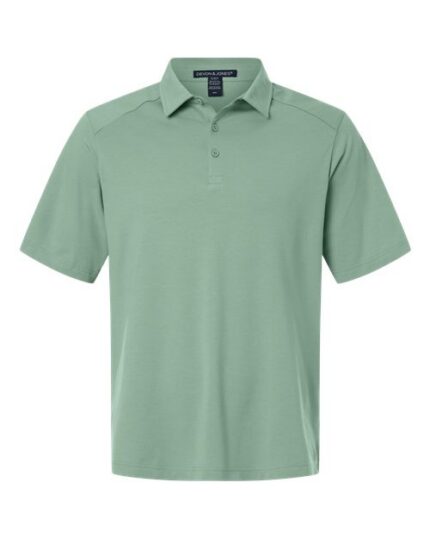 Devon & Jones DG102 Men's Seaton Pebble Textured Polo