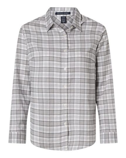 Devon & Jones DG508W Women's Concord Yarn-Dye Flannel Shirt