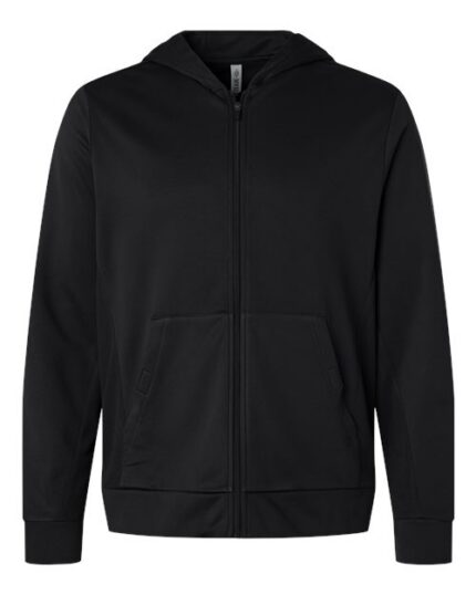Team 365 TT402 Unisex Squad Tech Fleece Hooded Full-Zip