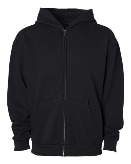 Independent Trading Co. IND420ZIP Unisex Mainstreet Heavyweight Full-Zip Hooded Sweatshirt