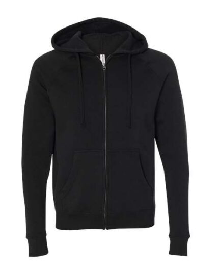 Independent Trading Co. PRM33SBZ Unisex Special Blend Raglan Full-Zip Hooded Sweatshirt