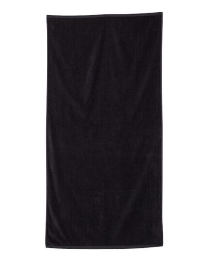 Q-Tees QV3060 Velour Beach Towel