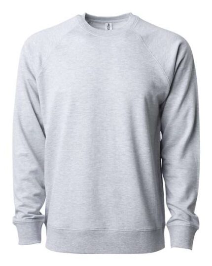 Independent Trading Co. SS1000C Unisex Icon Lightweight Loopback Terry Crewneck Sweatshirt