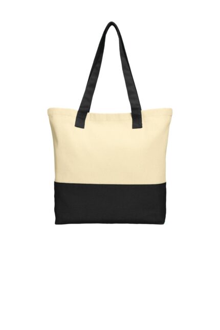 Port Authority Colorblock Cotton Tote