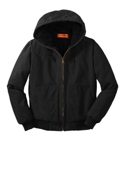 CornerStone Washed Duck Cloth Insulated Hooded Work Jacket