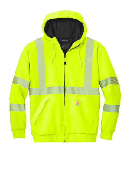 Carhartt ANSI 107 Class 3 Lined Full-Zip Sweatshirt