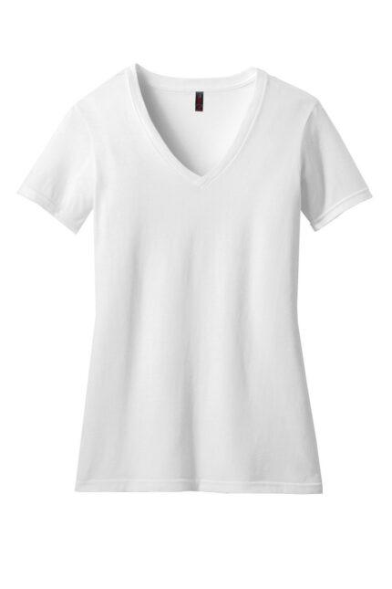 District Women's Perfect Blend CVC V-Neck Tee