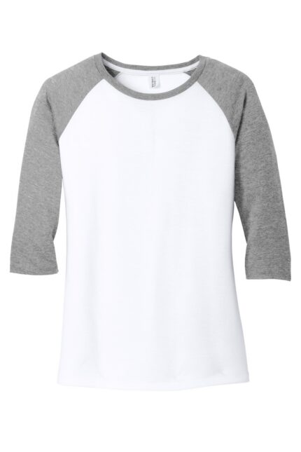 District Women's Perfect Tri 3/4-Sleeve Raglan