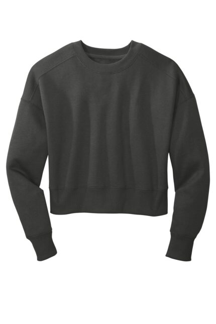 District Women's Perfect Weight Fleece Cropped Crew