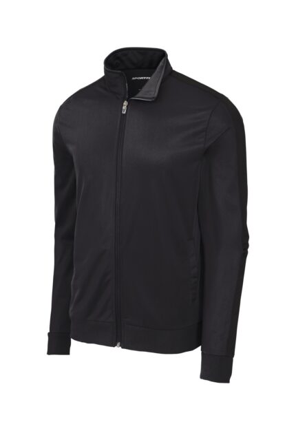 Sport-Tek Tricot Sleeve Stripe Track Jacket