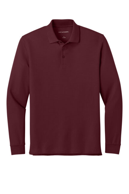 Port Authority Wearever Signature Pique Long Sleeve Polo