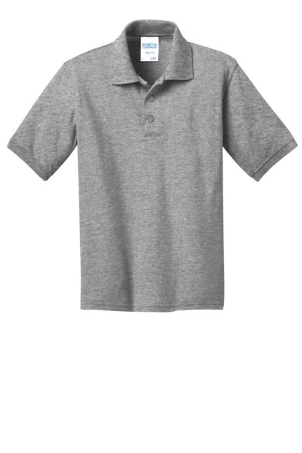 Port & Co Youth Core Blend Jersey Knit Polo