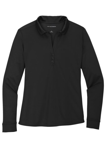 Port Authority Women's Silk Touch Performance Long Sleeve Polo