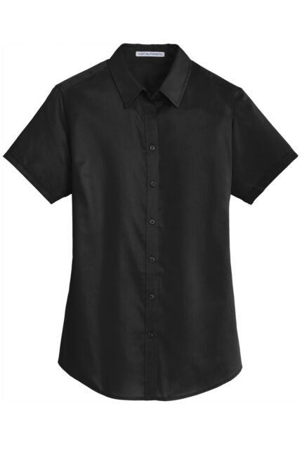 Port Authority Women's Short Sleeve SuperPro Twill Shirt