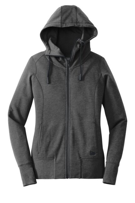 New Era Women's Tri-Blend Fleece Full-Zip Hoodie