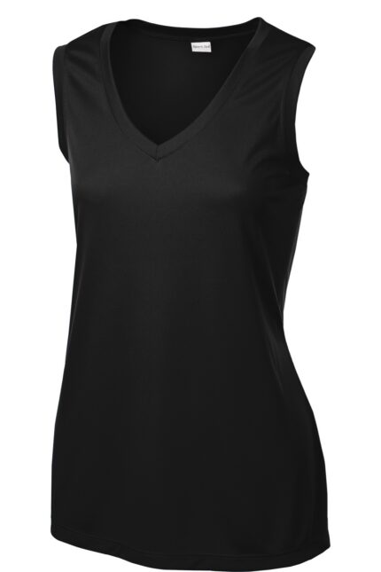 Sport-Tek Women's Sleeveless PosiCharge Competitor V-Neck Tee