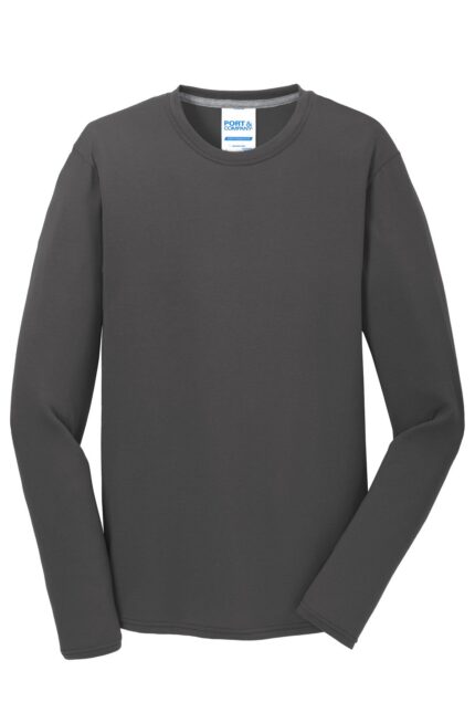 Port & Co Long Sleeve Performance Blend Tee