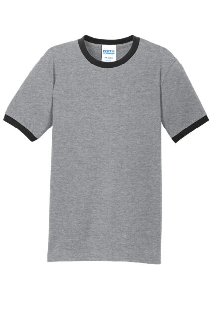 Port & Co Core Cotton Ringer Tee