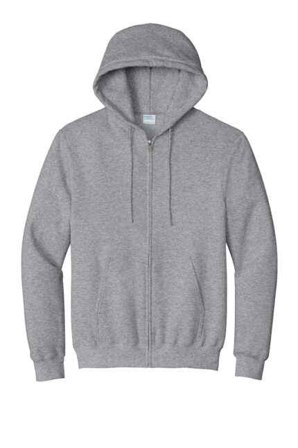 Port & Co Essential Fleece Full-Zip Hooded Sweatshirt