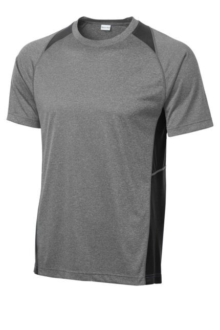 Sport-Tek Heather Colorblock Contender Tee